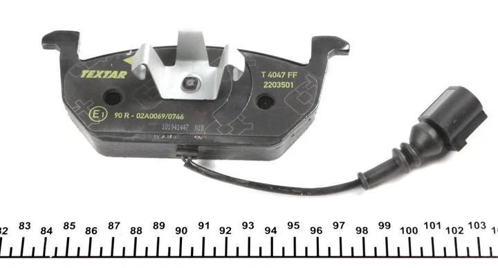 Комплект гальмівних колодок TEXTAR 2203501 Volkswagen Golf; Seat Leon; Skoda Octavia; Audi A3 5Q0698151T, 5Q0698151C, JZW698151AS - изображение 3