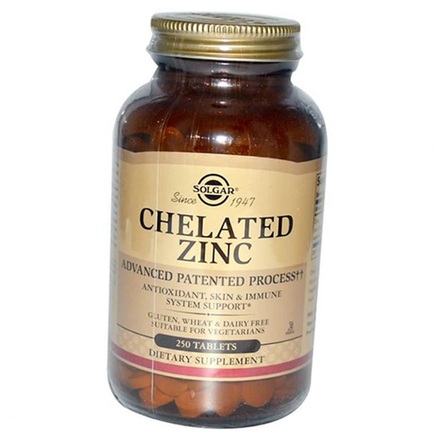 ROZETKA | Хелат Цинка, Chelated Zinc, Solgar 250таб (36313159). Цена ...