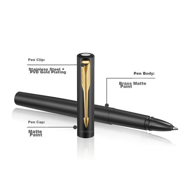 Ручка Parker Signature, подарочный набор для офиса в стиле «Год Лошади», классическая ручка для письма в подарочной коробке. Шариковая ручка Weiyaxl Classic черного цвета с золотым зажимом и стержнем в подарочной коробке. - Фото 5 Ручка Parker Signature, подарочный набор для офиса в стиле «Год Лошади», классическая ручка для письма в подарочной коробке. Шариковая ручка Weiyaxl Classic черного цвета с золотым зажимом и стержнем в подарочной коробке. - изображение 5