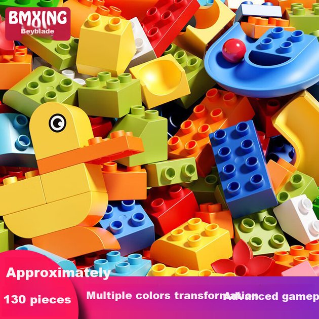Крупные строительные блоки Beimuxing, совместимые с Lego, развивающая игрушка для мальчиков и девочек, 3D-сборка, подарок на день рождения. - изображение 5