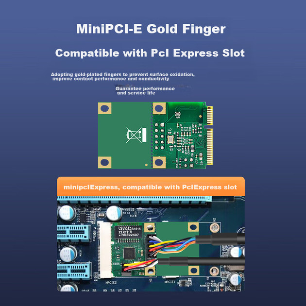 Мережева карта EB-LINK Mini PCIE Gigabit однопортова для промислових ПК - зображення 6