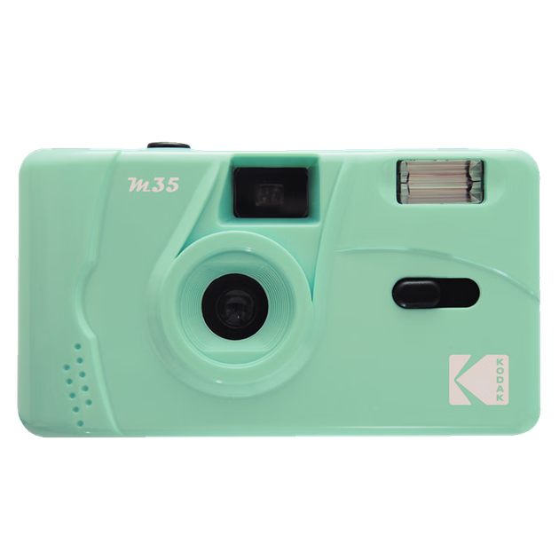 KODAK М'ятно-зелений, вінтажна камера, багаторазова плівкова камера миттєвої зйомки Kodak M35 зі спалахом, студентська плівкова камера INS (плівка та батарейки не входять до комплекту) - зображення 7