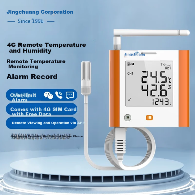 Термометр-гигрометр дистанционный Elitech GSP-8G, 4G, для складов/ферм - изображение 5