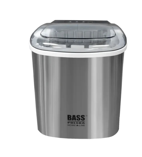 Льдогенератор электрический Bass Polska BH 10002 серый 1,3 л производительность 12 кг сутки для дома и офиса 24х28х29 см - Фото 2 Льдогенератор электрический Bass Polska BH 10002 серый 1,3 л производительность 12 кг сутки для дома и офиса 24х28х29 см - изображение 2