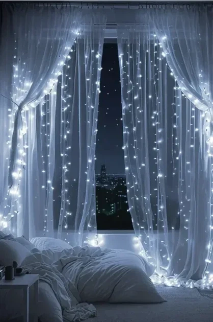 Уличная светодиодная гирлянда 300 LED Ekspand холодный Generic белый 22 м для елки фасада и сада 1.5 (LCZ-300-ZB) - Фото 2 Уличная светодиодная гирлянда 300 LED Ekspand холодный Generic белый 22 м для елки фасада и сада 1.5 (LCZ-300-ZB) - изображение 2
