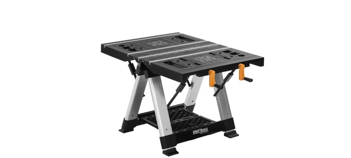 Складаний робочий стіл верстак для столярних і ремонтних робіт Kraft&Dele KD11870 - зображення 7