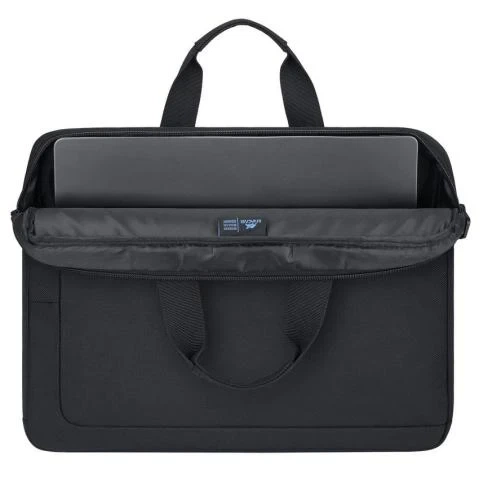 Сумка для ноутбука 15.6" RivaCase Boboli, Black (8036) - Фото 4 Сумка для ноутбука 15.6" RivaCase Boboli, Black (8036) - изображение 4