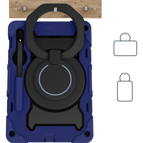 Чохол-підставка для Samsung Galaxy Tab S10 FE, BeCover, Dark Blue (713259) - Фото 3 Чохол-підставка для Samsung Galaxy Tab S10 FE, BeCover, Dark Blue (713259) - зображення 3