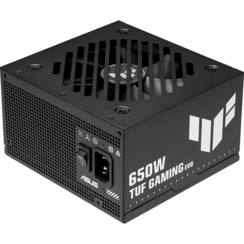 Блок живлення 650 Вт, Asus TUF Gaming EVO, Black (TUF-GAMING-650B-EVO) - Фото 4 Блок живлення 650 Вт, Asus TUF Gaming EVO, Black (TUF-GAMING-650B-EVO) - зображення 4