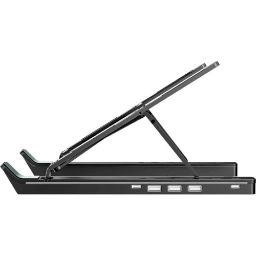 Подставка для ноутбука до 15.6" OfficePro LS320HUB, Grey - Фото 3 Подставка для ноутбука до 15.6" OfficePro LS320HUB, Grey - изображение 3