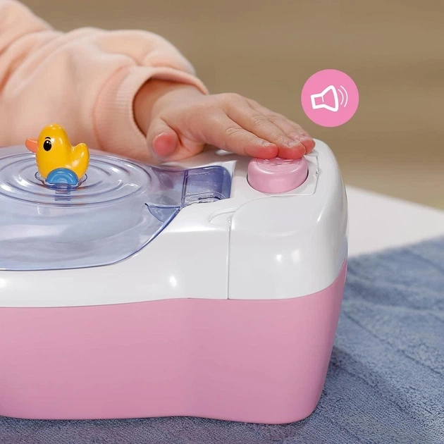 Іграшковий туалет для ляльок BABY born — зі звуком та аксесуарами, рожевий, для ляльок 36–43 см - зображення 5