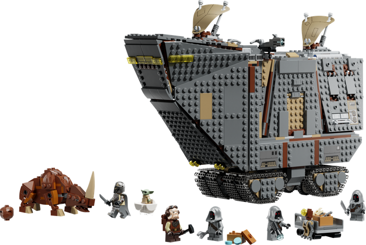 Zestaw klocków LEGO Star Wars Piaskoczołg wędrownych Jawów i bagnorożec 1683 elementy (75453) - obraz 2