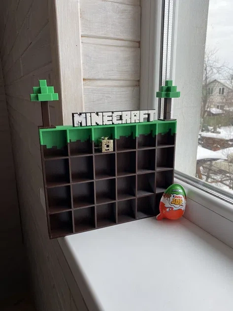 Підставка Minecraft Kinder Joy на 24 фігурки 2026 - зображення 2
