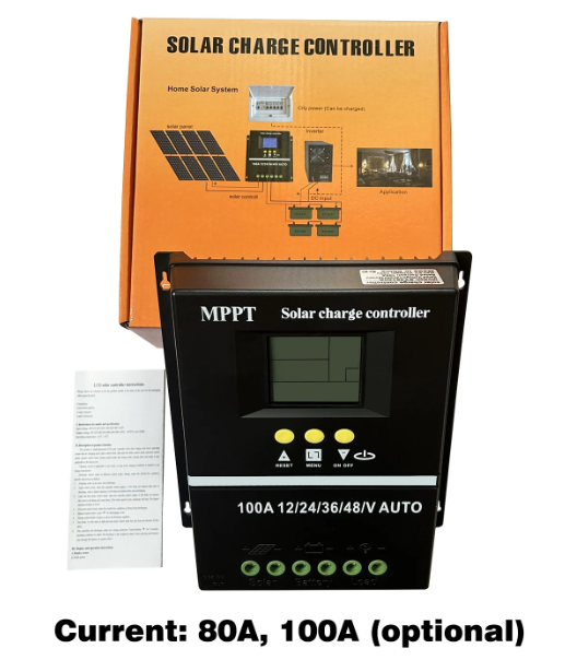 Контролер заряду сонячної батареї 100 А MPPT 12 V / 24 V / 36 V / 48 V для LiFePO4 і олив'яно-кислотних акумуляторів - зображення 7