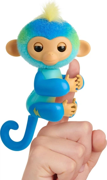 Інтерактивна іграшка Fingerlings 2.0 Basic Monkey Leo 3115 Blue (771171131151) - зображення 2