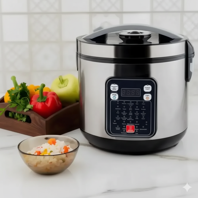 Мультиварка Crownberg CB-5528 5 л, 1000 Вт, 30 программ, с пароваркой - изображение 2