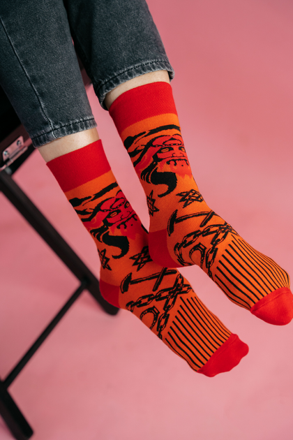 Шкарпетки Premier Socks Бог СВАРОГ , прикольні шкарпетки, унісекс, 43-45 - изображение 3