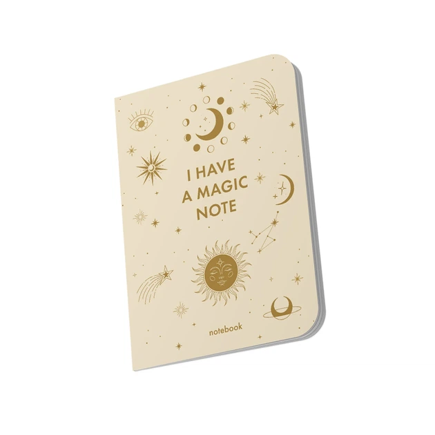Блокнот ORNER "I HAVE A MAGIC NOTE" А5 144 аркуші у клітинку Бежевий - Фото 15 Блокнот ORNER "I HAVE A MAGIC NOTE" А5 144 аркуші у клітинку Бежевий - зображення 15