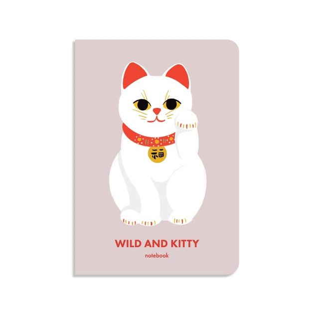 Блокнот ORNER Wild and Kitty А5 144 листа в клеточку Бежевый - изображение 8