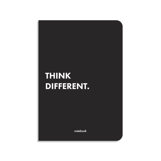 Блокнот ORNER Think Different А5 144 листа в клеточку Черный - Фото 8 Блокнот ORNER Think Different А5 144 листа в клеточку Черный - изображение 8