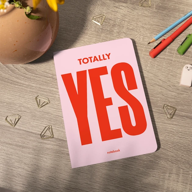 Блокнот ORNER Totally YES А5 144 листа в клеточку Розовый - изображение 12