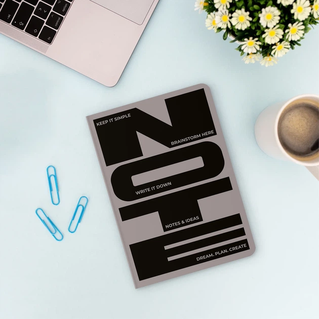 Блокнот в крапку «Notes & Ideas» сірий - зображення 12