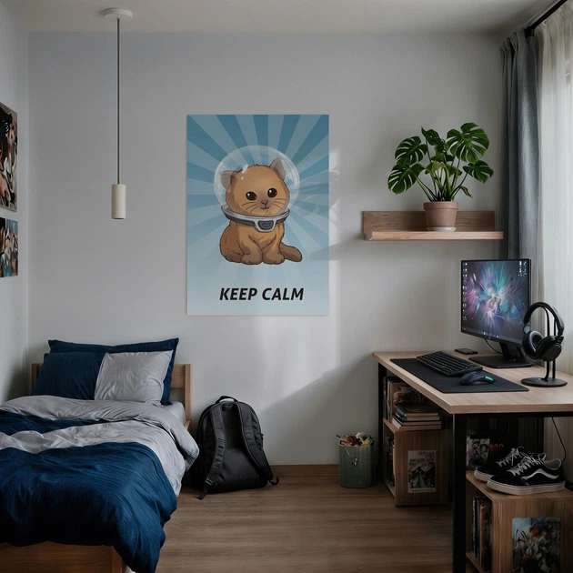 Постер Субнаутика, Subnautica, KEEP CALM, декор комнаты геймера, A2 60×43 см (id3049) - изображение 2
