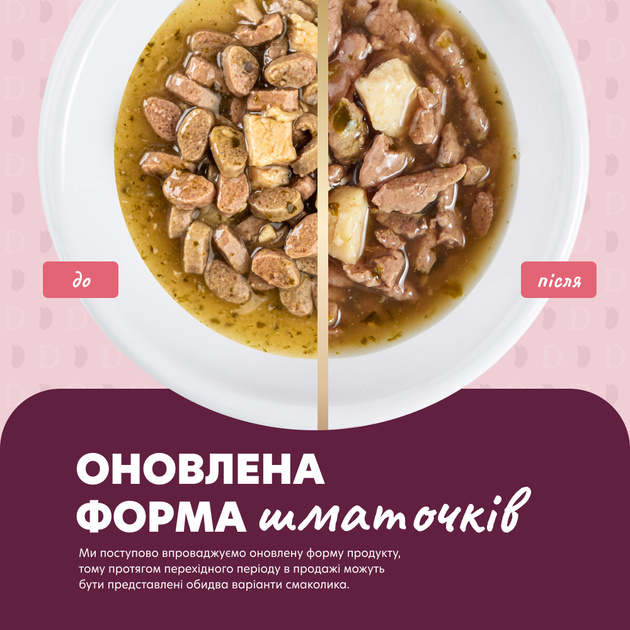 Консервированный корм Delickcious Кусочки с уткой, куриным филе и шпинатом в соусе 85 г (B5410101) - Фото 4 Консервированный корм Delickcious Кусочки с уткой, куриным филе и шпинатом в соусе 85 г (B5410101) - изображение 4