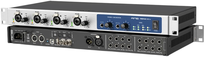 Аудіоінтерфейс RME Fireface 802 FS USB (4260123363468) - Фото 1 Аудіоінтерфейс RME Fireface 802 FS USB (4260123363468) - зображення 1