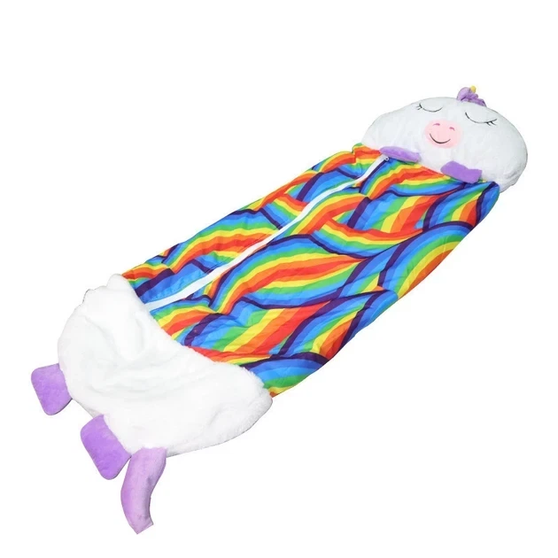Детский спальный мешок-плюшевая игрушка подушка Единорог Baby sleeping bag Size S WHITE 3в1 теплый - Фото 4 Детский спальный мешок-плюшевая игрушка подушка Единорог Baby sleeping bag Size S WHITE 3в1 теплый - изображение 4