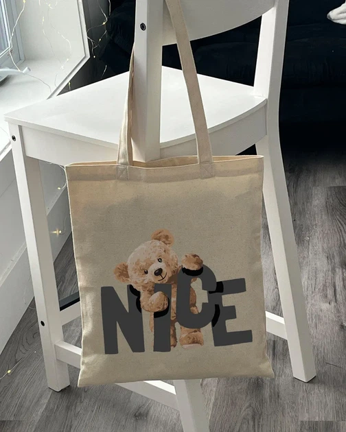 Екошопер Bookopt Nice Teddy Bear бежевий (BK4054) - изображение 7