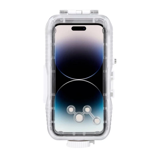 Водонепроникний чохол Puluz для iPhone 11/12/13/14/15 Pro Max до 40m White (PU9116W) - зображення 2