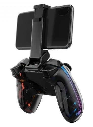 Геймпад Havit G158BT PRO, Transparent, бездротовий (Bluetooth 4.0), PC / Playstation 3/4 / Switch / Android / iOS, кріплення для телефону, акумулятор 800 mAh (HV-G158BT PRO) - Фото 4 Геймпад Havit G158BT PRO, Transparent, бездротовий (Bluetooth 4.0), PC / Playstation 3/4 / Switch / Android / iOS, кріплення для телефону, акумулятор 800 mAh (HV-G158BT PRO) - изображение 4