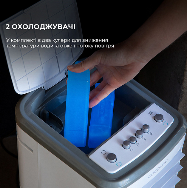 Портативный кондиционер 3,5 л 50W охладитель воздуха с автоповоротом 70° белый - Фото 10 Портативный кондиционер 3,5 л 50W охладитель воздуха с автоповоротом 70° белый - изображение 10