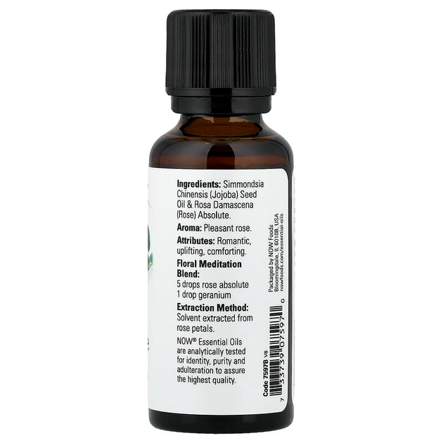 Ефірне масло троянди NOW Foods "Rose Absolute" (30 мл) - зображення 3