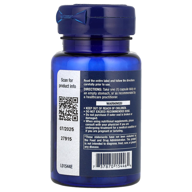 Форсколин Life Extension "Forskolin" экстракт колеуса форсколии для поддержки клеточной функции, 10 мг (60 вегетарианских капсул) - изображение 3