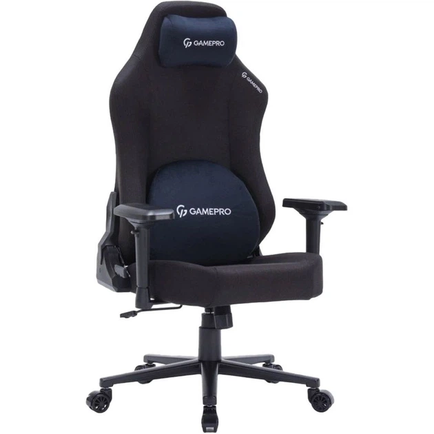 Геймерское кресло GamePro FGC750B Fabric Black [163696] - изображение 2