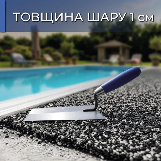 Набір кам'яний килим 22.2 кг Creto Rice (21 кг каміння + 1,2 кг епоксидний клей ) горизонтальний - зображення 3
