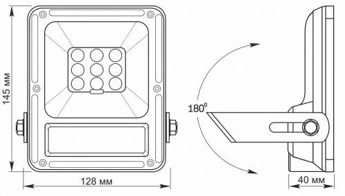 Прожектор LED, Videx, Grey, 20 Вт, 600 Лм, 5000K, сенсорний, сонячна панель (VL-FSO-205-S) - зображення 7
