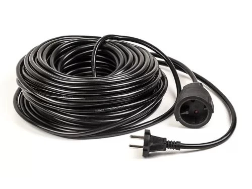 Подовжувач мережевий PowerPlant, 1 розетка, 50 м, Black (PPEA16M500S1) - Фото 1 Подовжувач мережевий PowerPlant, 1 розетка, 50 м, Black (PPEA16M500S1) - зображення 1