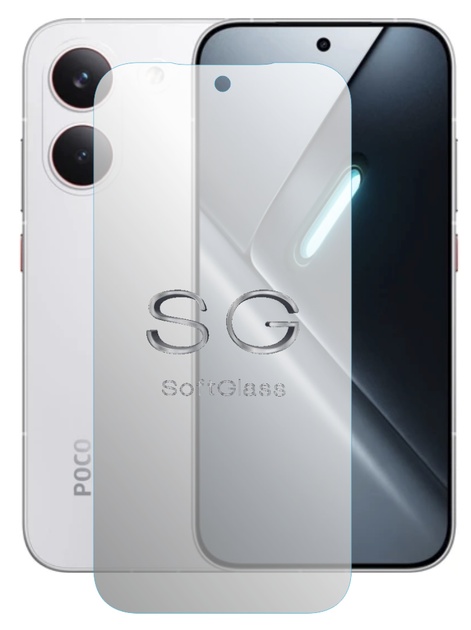 Плівка для Poco X8 Pro на екран зносостійка поліуретанова SoftGlass - Фото 1 Плівка для Poco X8 Pro на екран зносостійка поліуретанова SoftGlass - зображення 1