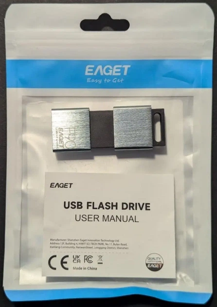 Флеш-накопитель EAGET F90 32GB USB 3.2 - Фото 6 Флеш-накопитель EAGET F90 32GB USB 3.2 - изображение 6