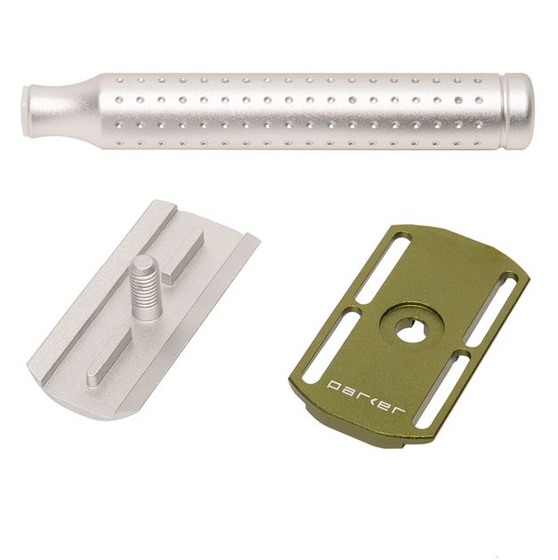 Бритва Т-подібна Parker AeroShave Aluminum Safety Razor S - зображення 3