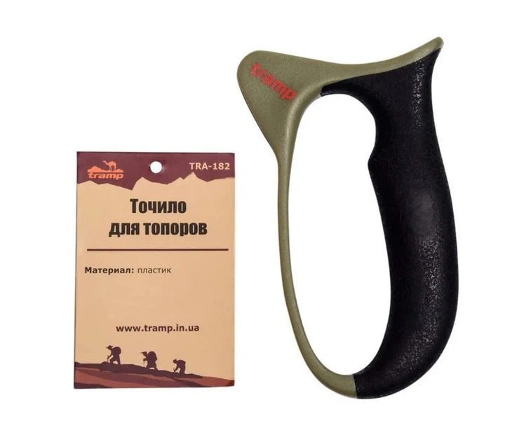 Универсальное ручное точило для топоров Tramp TRA-182, Black\Olive - Фото 2 Универсальное ручное точило для топоров Tramp TRA-182, Black\Olive - изображение 2