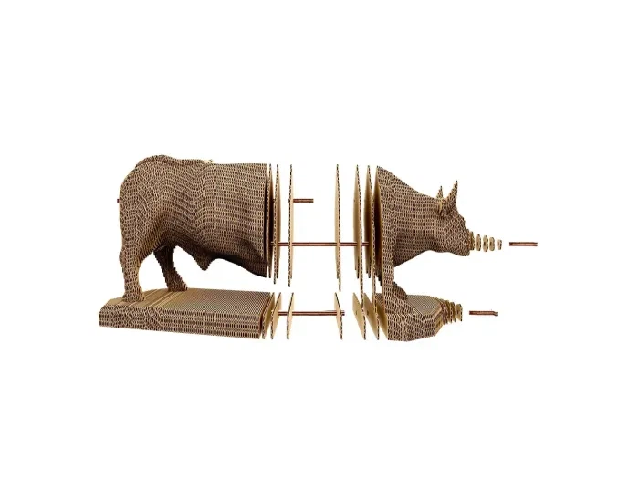 Картонний 3D пазл Бик, Cartonic, 288 ел. - зображення 5