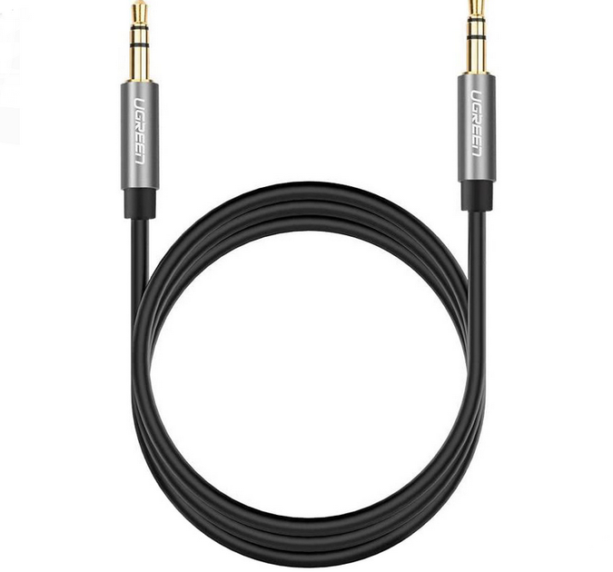 Кабель UGREEN AV119 3.5mm Male to 3.5mm Male Cable 3m Black (10736) - Фото 1 Кабель UGREEN AV119 3.5mm Male to 3.5mm Male Cable 3m Black (10736) - изображение 1