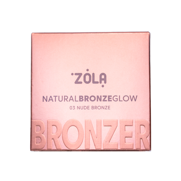 Бронзер ZOLA Natural Bronze Glow 03 Нюдова бронза Nude Bronze - изображение 3