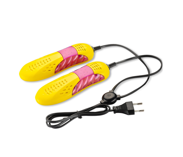 Сушарка для взуття, живлення 220V - 20W, довжина кабелю1,2м, Yellow - Фото 1 Сушарка для взуття, живлення 220V - 20W, довжина кабелю1,2м, Yellow - изображение 1