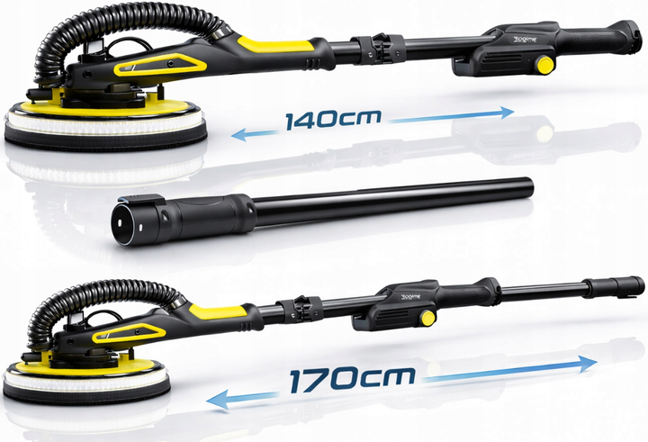 Шлифмашина для стен жираф Toolme 900Вт 225мм - Фото 5 Шлифмашина для стен жираф Toolme 900Вт 225мм - зображення 5