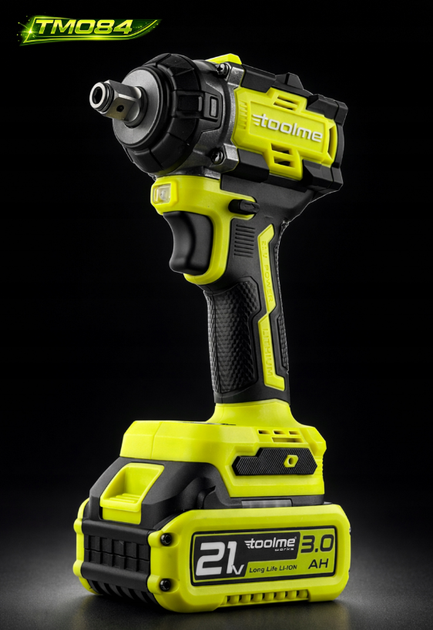 Гайковерт аккумуляторный ударный 650Нм Toolme - Фото 5 Гайковерт аккумуляторный ударный 650Нм Toolme - зображення 5